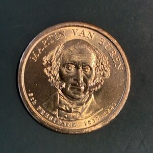 2008-P Martin Van Buren $1 Presidential Coin Uncirculated ICG graded MS63